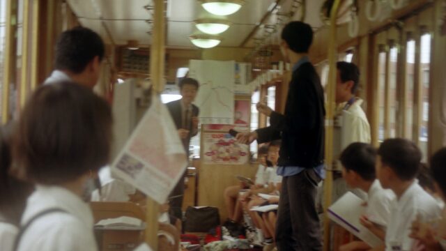 市電内での授業