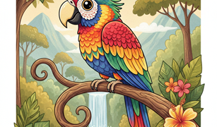 Geminiで作成したオウム