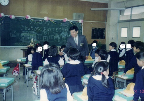 入学式後